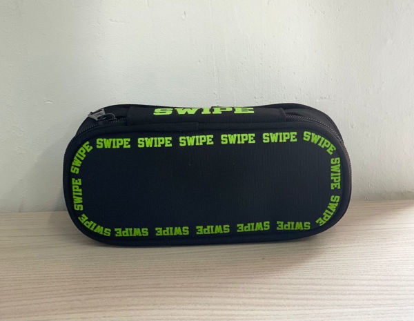 Bauletto con zip Swipe Color Verde – Astuccio compatto e resistente per scuola o viaggio