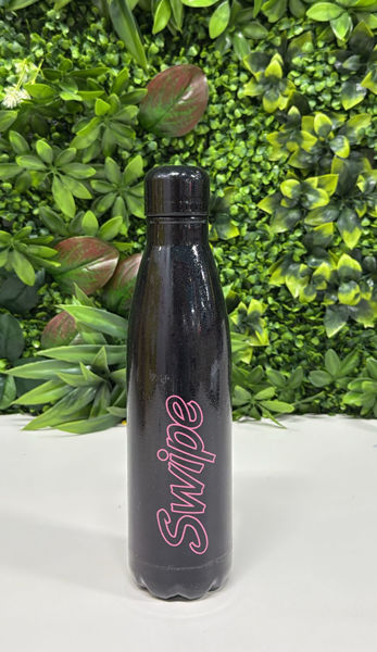 Borraccia Swipe Acciaio Chic Nero – Termica da 500 ml in acciaio inox nera