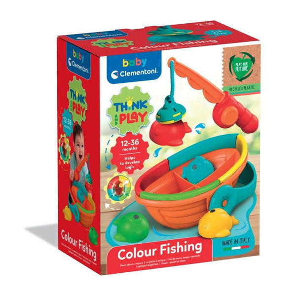 Clementoni Think & Play Colour Fishing con barchetta e pesciolini colorati