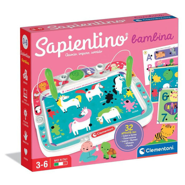 Sapientino Bambina Clementoni – Gioco educativo interattivo con penne elettroniche