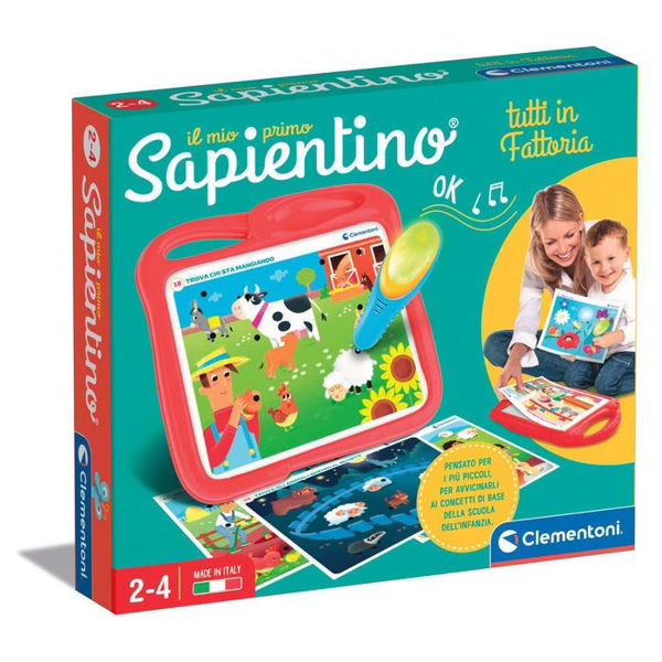 Gioco educativo Clementoni Sapientino Fattoria con penna elettronica e animali per bambini 2 anni