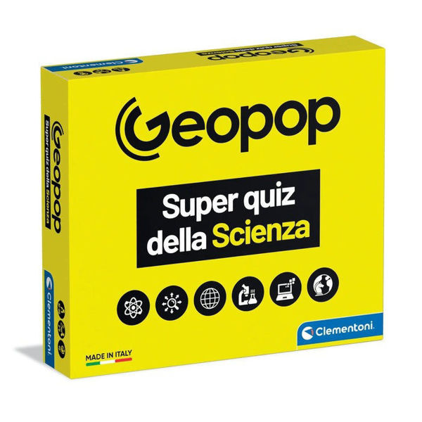Geopop Super Quiz della Scienza Clementoni gioco da tavolo educativo