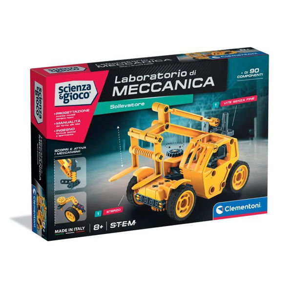 Kit di costruzione Clementoni Laboratorio di Meccanica Sollevatore telescopico