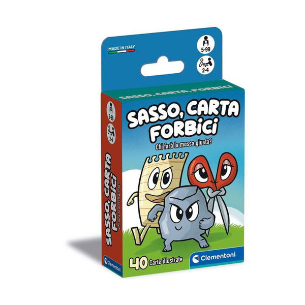 Gioco di carte Sasso Carta Forbici Clementoni per bambini e famiglia