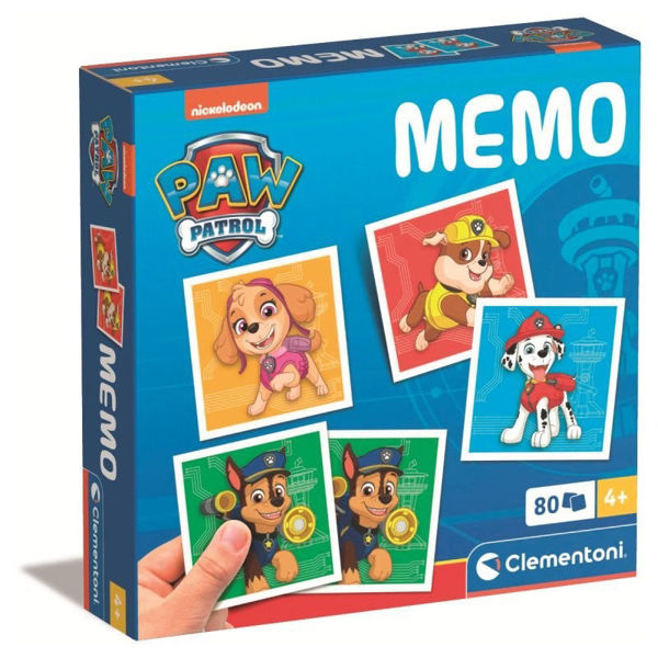 Gioco di memoria Memo Paw Patrol Clementoni con 80 tessere personaggi