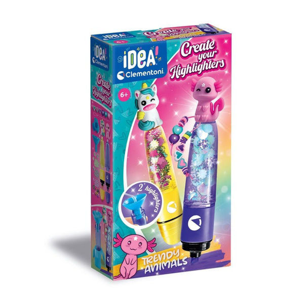 Set evidenziatori Create Your Highlighters Trendy Animals personalizzabili