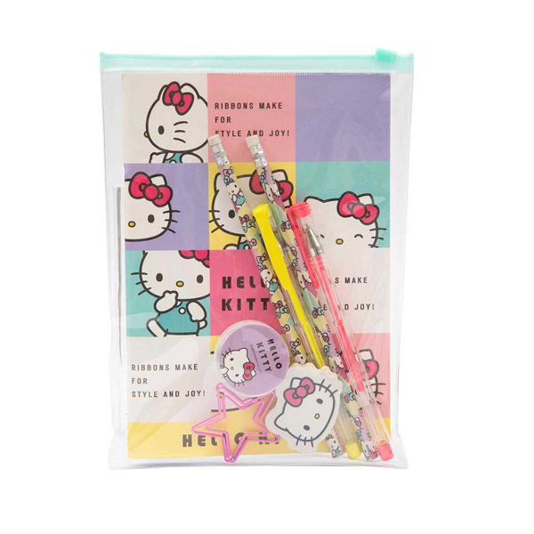 Set Hello Kitty con matite, gomme e quaderno ufficiali