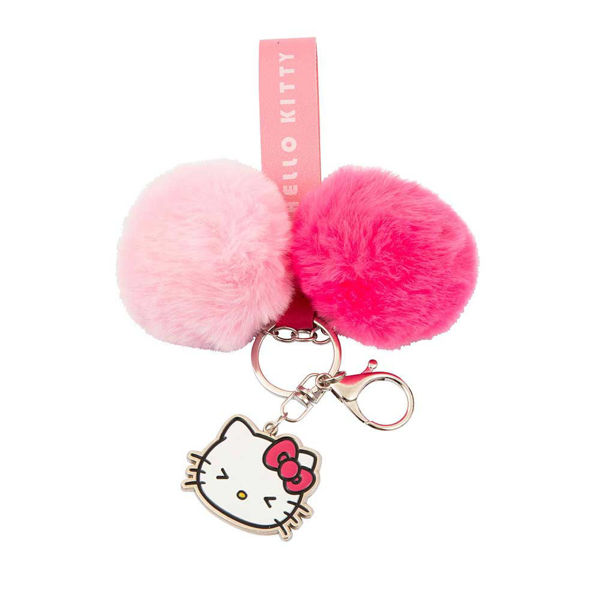 Portachiavi di Hello Kitty in metallo o gomma con moschettone