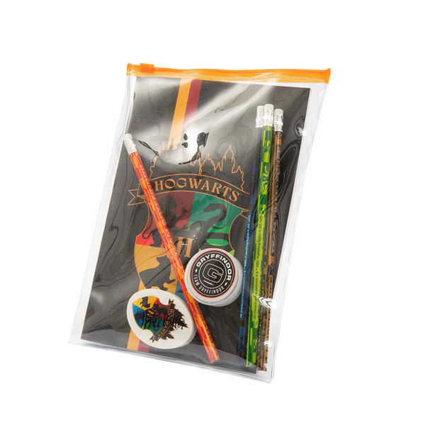 Set Harry Potter con matite, gomme e quaderno ufficiali