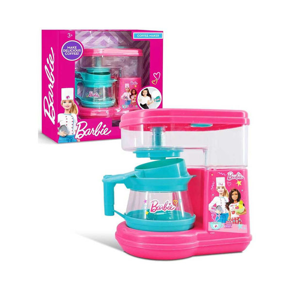 Barbie Kitchen Coffee Maker macchina del caffè giocattolo rosa e turchese