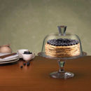 Alzata con campana in vetro 26 cm Petite Patisserie per dolci e salati