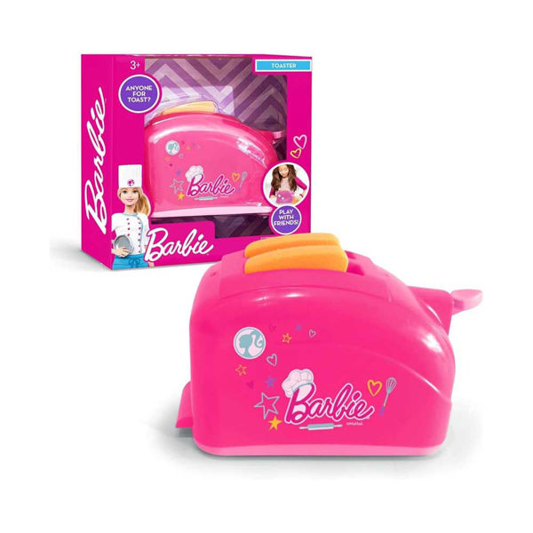 Tostapane Barbie Kitchen Toaster rosa con fette di pane giocattolo