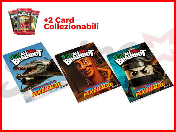 Immagine di Swipe Maxi Quaderno Rigo A Brainrot