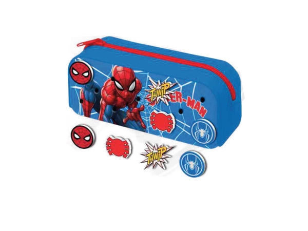 Immagine di Astuccio in silicone con 4 Patch Spiderman