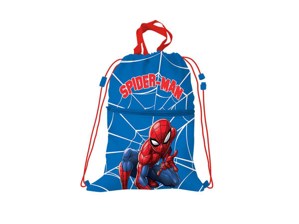 Immagine di Sacca Zaino 44x33 cm con tasca Spiderman