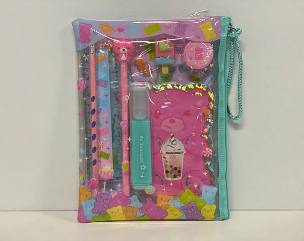 Set di pochette HF Orsi con design colorato e tenero a tema orsi