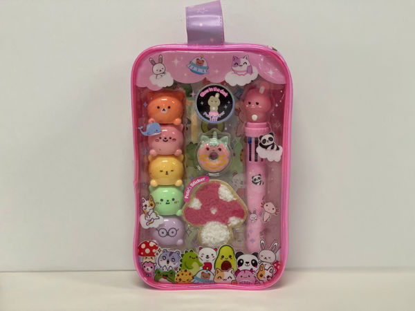 HF Set Beauty con Penna Multicolor – Beauty case con penna a più colori