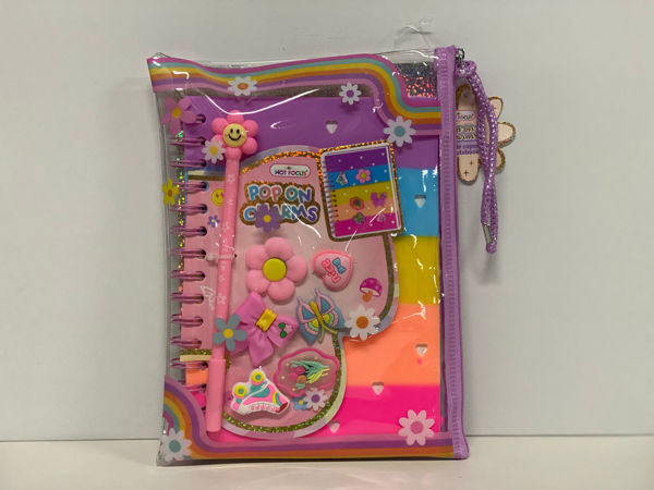 Set divertente per la scrittura con penne e matite dal design giocoso