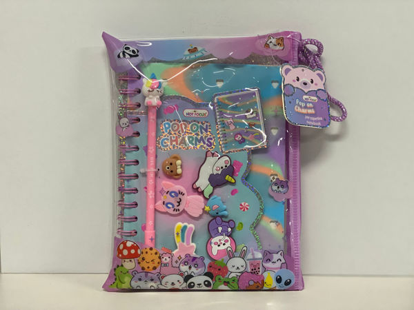 Kit di scrittura alla moda con accessori colorati per giovani creativi