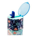 Borraccia Frozen 350 ml in plastica con tappo a scatto e beccuccio antigoccia