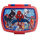 Portamerenda Spiderman Marvel in plastica senza BPA per bambini scuola e tempo libero