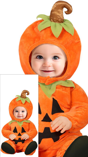 Costume zucca bambino 18-24 mesi per Halloween e carnevale