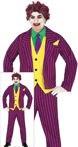 Costume Fuorilegge Pazzo uomo XL 54/56 completo giacca gilet pantaloni