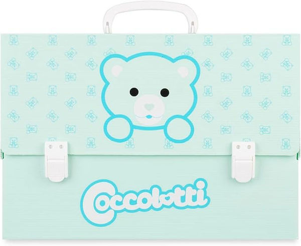 Cartella Polionda dorso 8 Coccolotti Verde per scuola