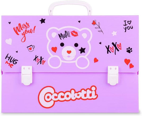 Cartella Polionda dorso 6 Coccolotti Viola per scuola