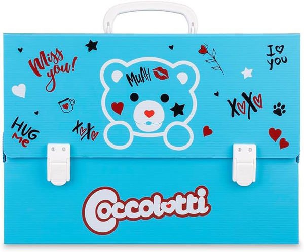 Cartella Polionda dorso 6 Coccolotti Azzurra per scuola