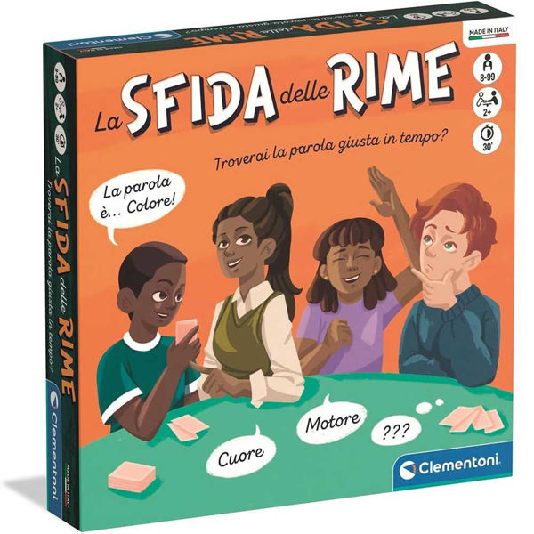 La Sfida delle Rime Clementoni – Gioco da tavolo linguistico e creativo per bambini e famiglie