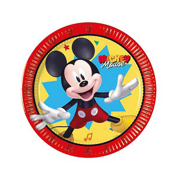 Piatti Topolino Jump in carta 20 cm confezione 8 pezzi Disney