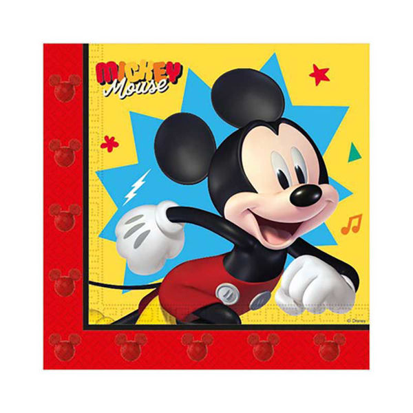 Tovaglioli Topolino Jump 33x33 cm confezione 20 pezzi Disney