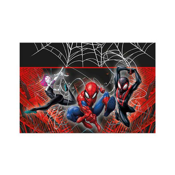 Tovaglia Spiderman World of Webs in plastica 120x180 cm Marvel