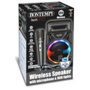 Mini speaker wireless Bontempi con microfono e luci RGB