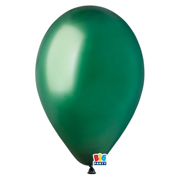 Confezione 100 palloncini in lattice 12'' Emerald Green Gemar Big Party