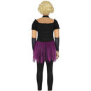 Costume Catrina Donna Halloween con abito, manicotti e pantaloni (taglie S-M-L)