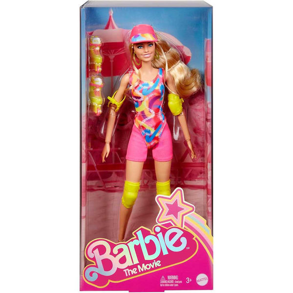 Barbie The Movie bambola Roller Skate con outfit sportivo