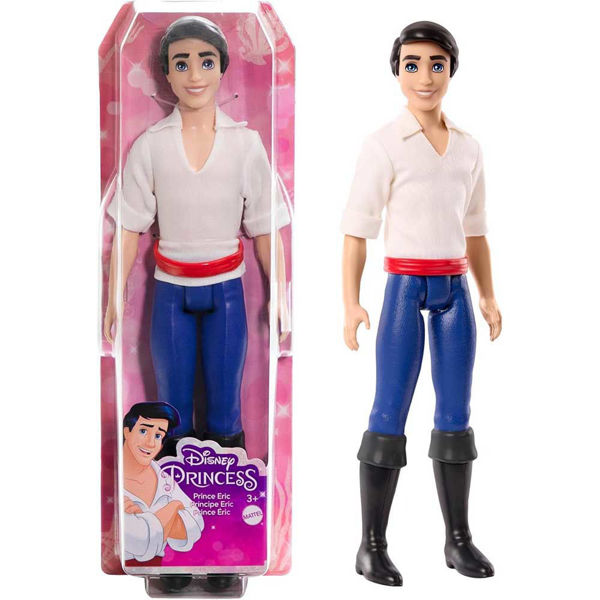 Bambola Prince Eric Disney Princess con camicia bianca e pantaloni blu