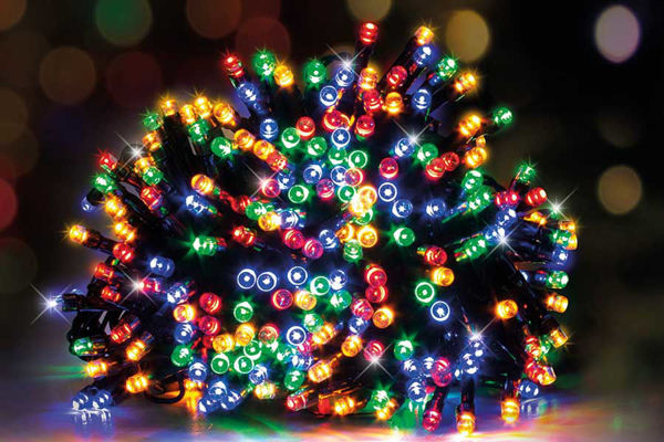Serie luci 1000 LED multicolor per esterno e interno con 8 funzioni