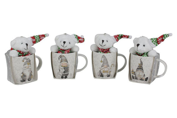 Immagine di Tazza Natalizia 350 ml con Orsetto