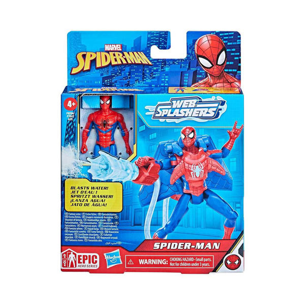Spider-Man Deluxe Water Webs Classic action figure con spruzzo d’acqua