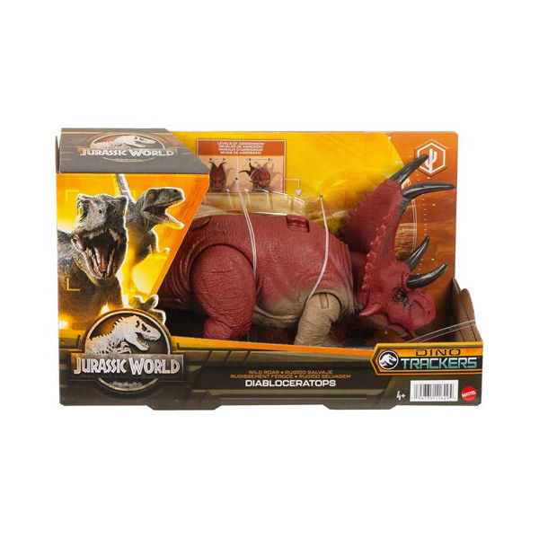 Dinosauro Jurassic World Diabloceratops Ruggito Selvaggio
