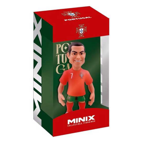Statuetta Minix Cristiano Ronaldo con maglia Portogallo da collezione