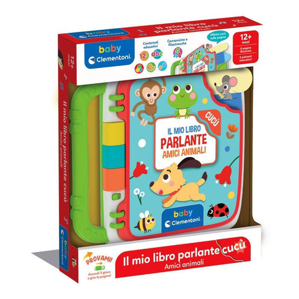 Il Mio Libro Parlante Cucù Amici Animali Clementoni Baby – Libro elettronico interattivo 12 mesi+