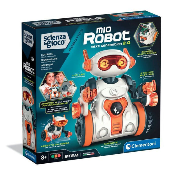 Mio Robot Clementoni Next Generation 2.0 – Robot educativo STEM da assemblare per bambini 8+