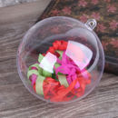 Immagine di Set 3 Palline Trasparente da decorare 6 cm
