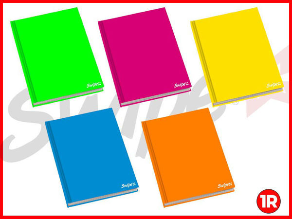 Maxi quaderno cartonato Swipe 1 rigo copertina colorata