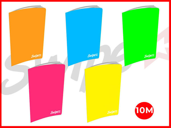 Maxi quaderno A4 Swipe monocolore 10 mm 30+1 fogli copertina colorata