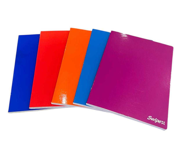 Maxi quaderno A4 Swipe monocolore 5 mm 30+1 fogli copertina colorata